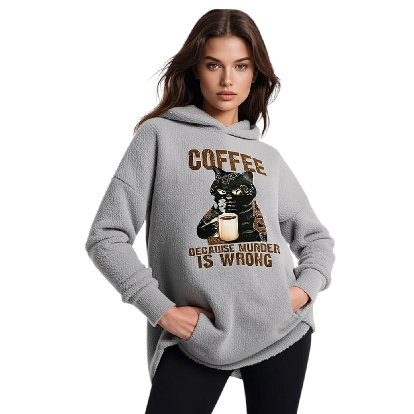 Coffee Meowly Hoodie