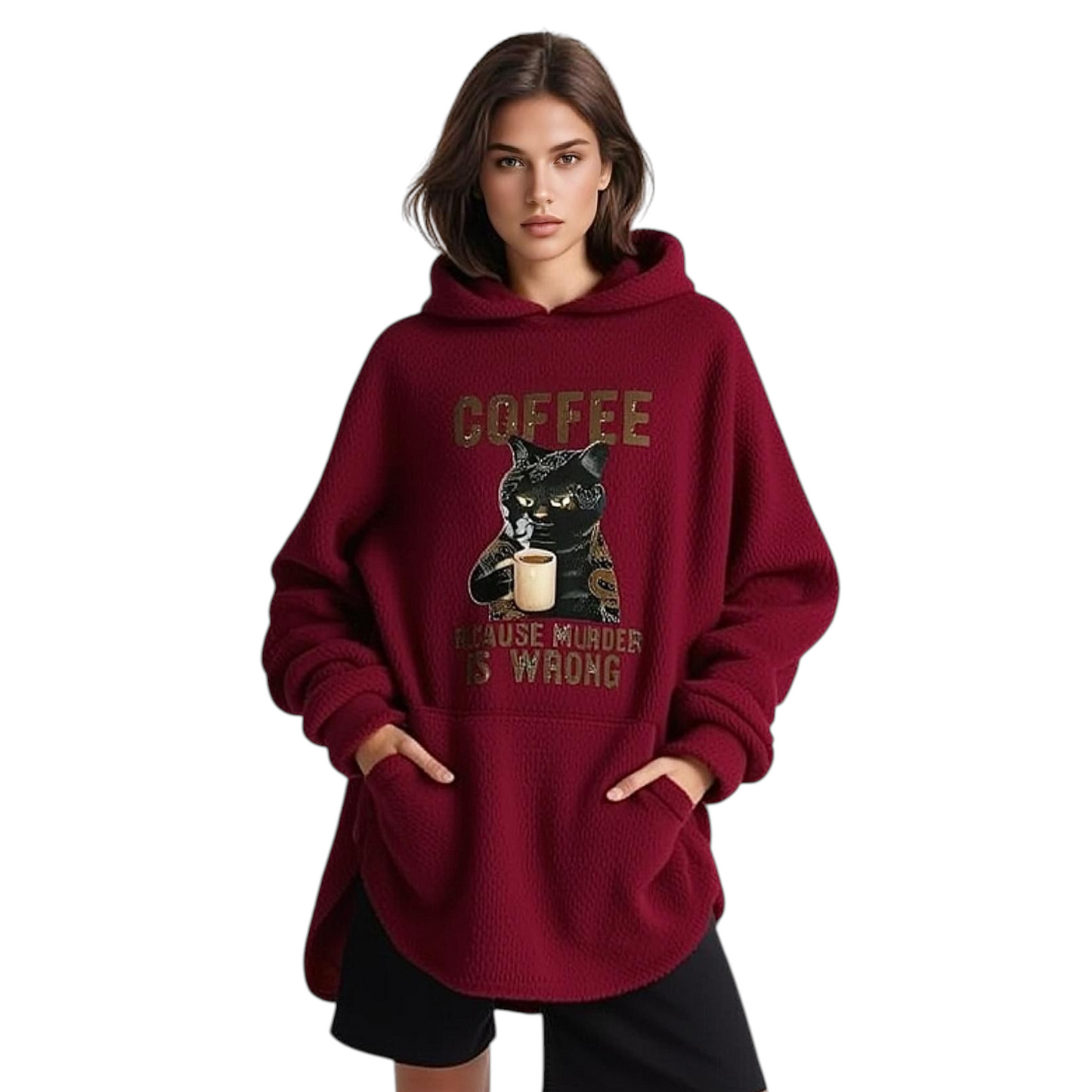 Coffee Meowly Hoodie