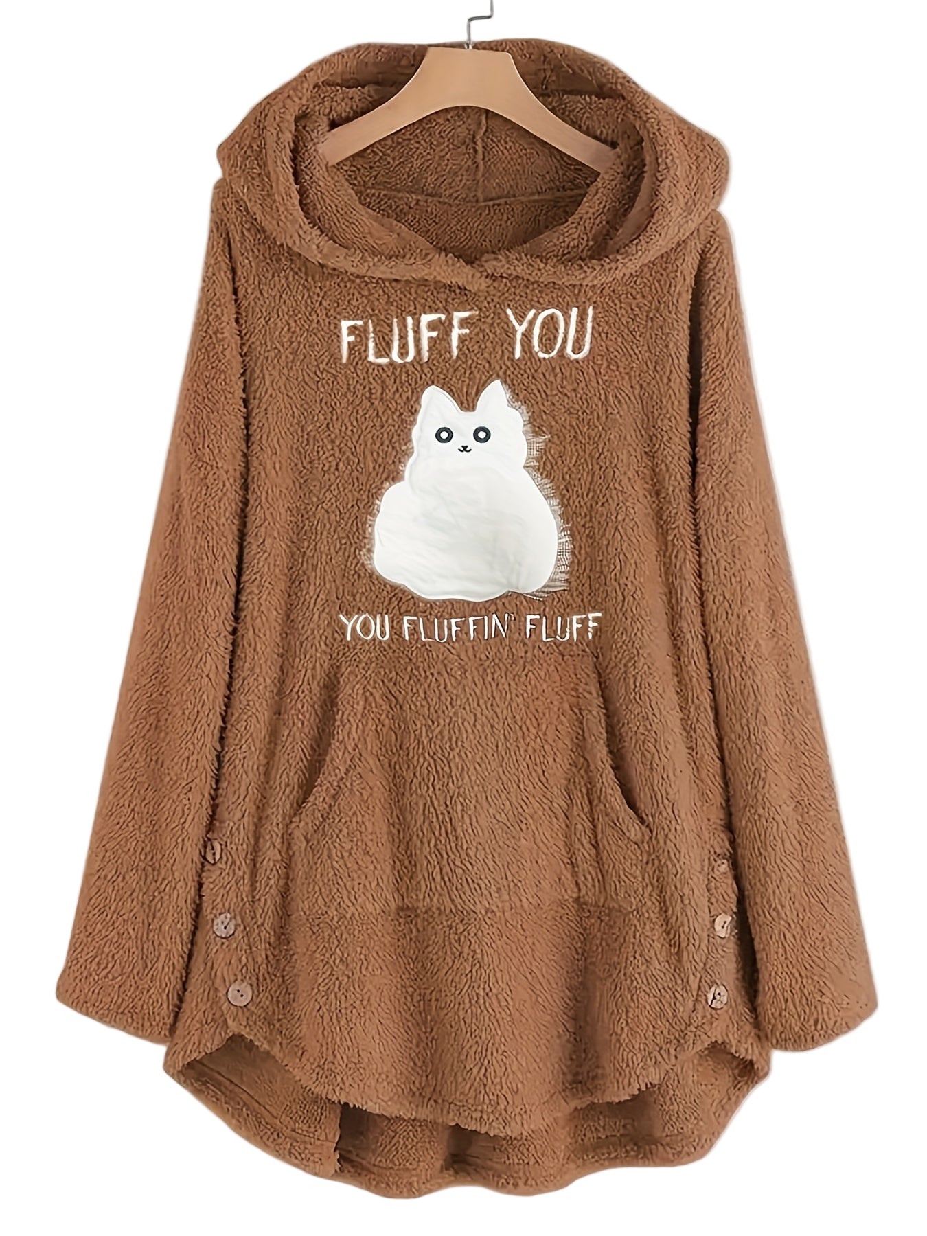 Oversized Meowly Fluff Hoodie
