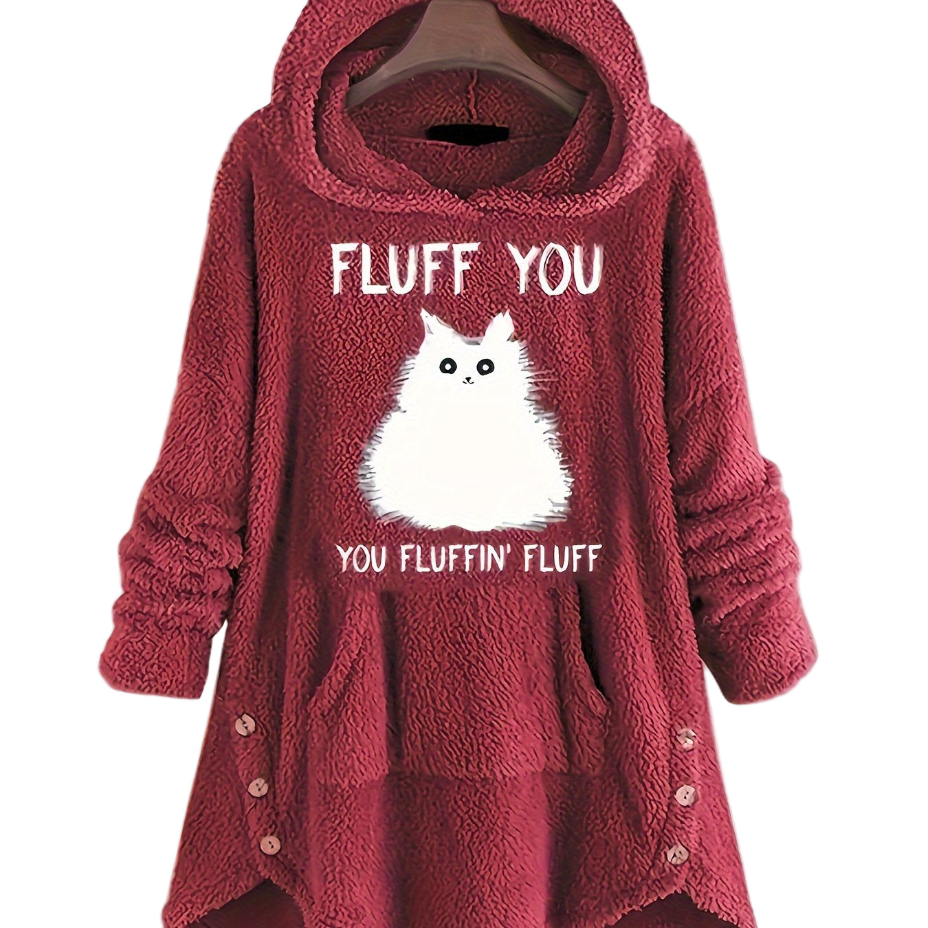 Oversized Meowly Fluff Hoodie