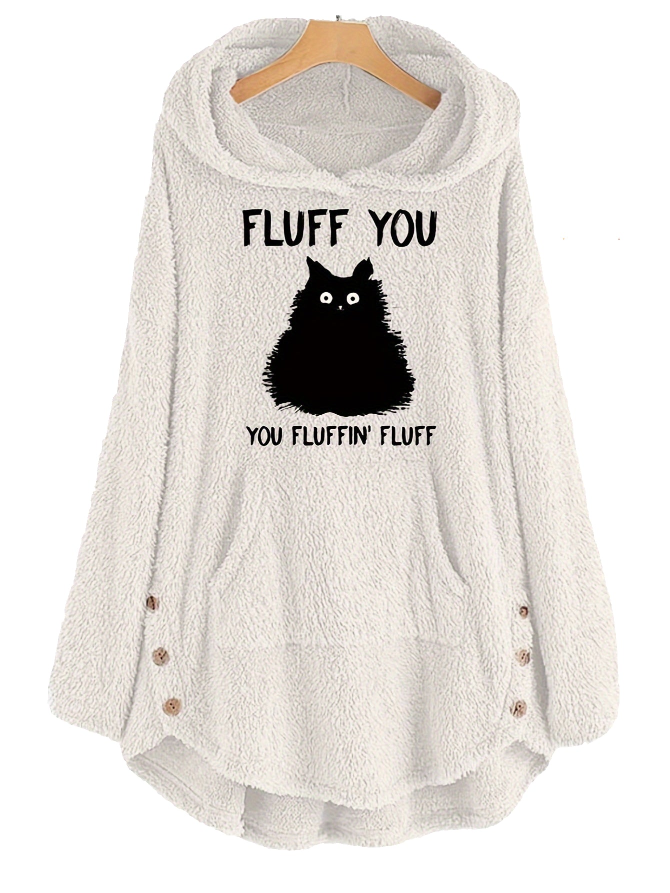 Oversized Meowly Fluff Hoodie