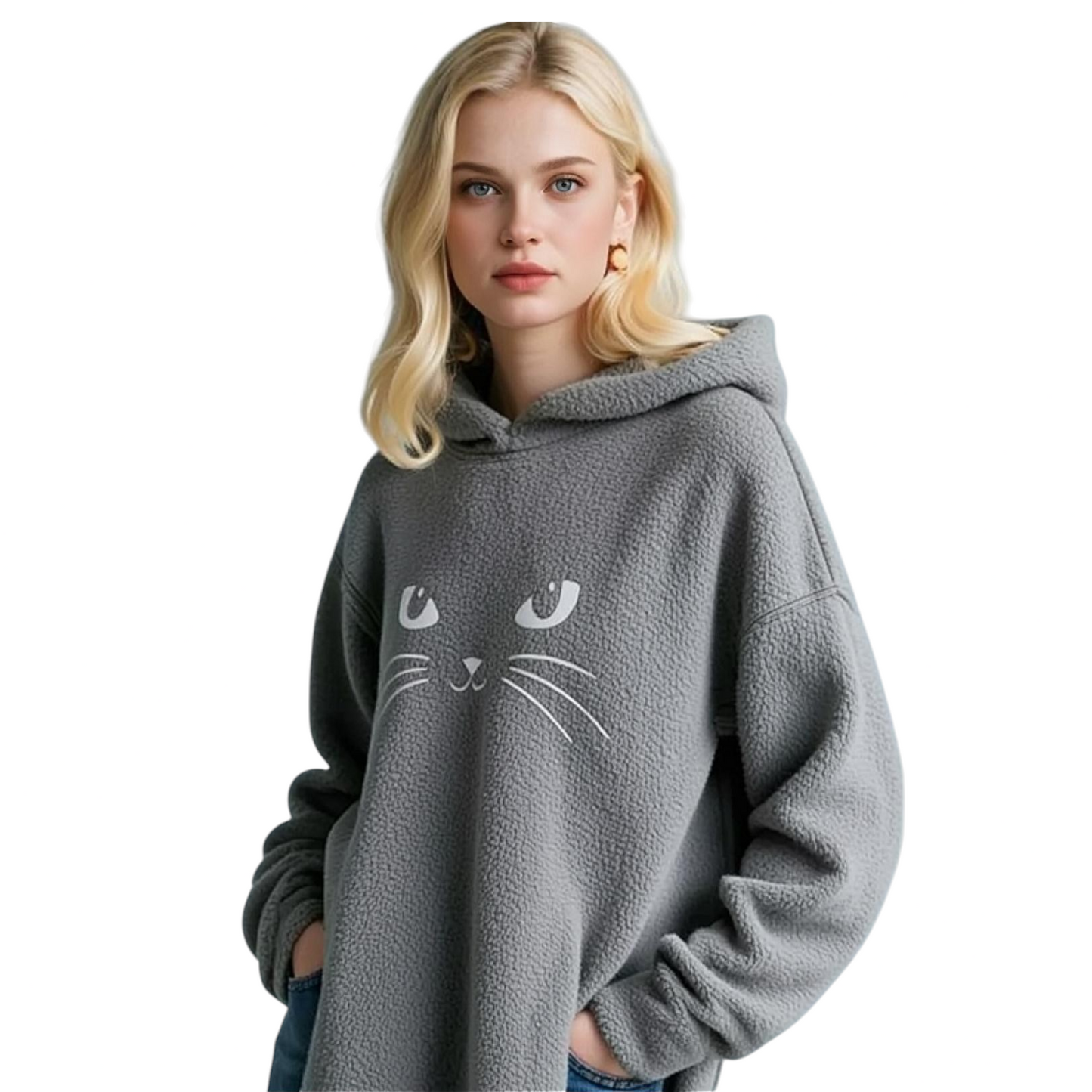 Whiskers Meowly Hoodie
